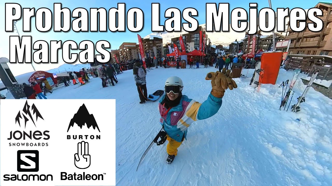 ¿Cuál es La MEJOR TABLA DE SNOWBOARD 2025? Test de JONES, SALOMON, BURTON Y BATALEON en VAL THORENS