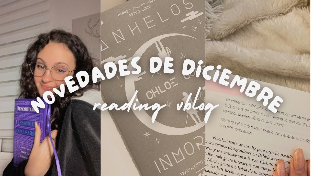 Leyendo las últimas novedades del año  💌| reading vblog