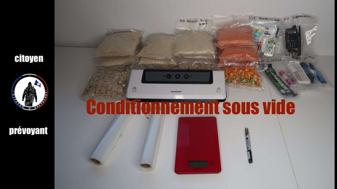 La conservation sous vide