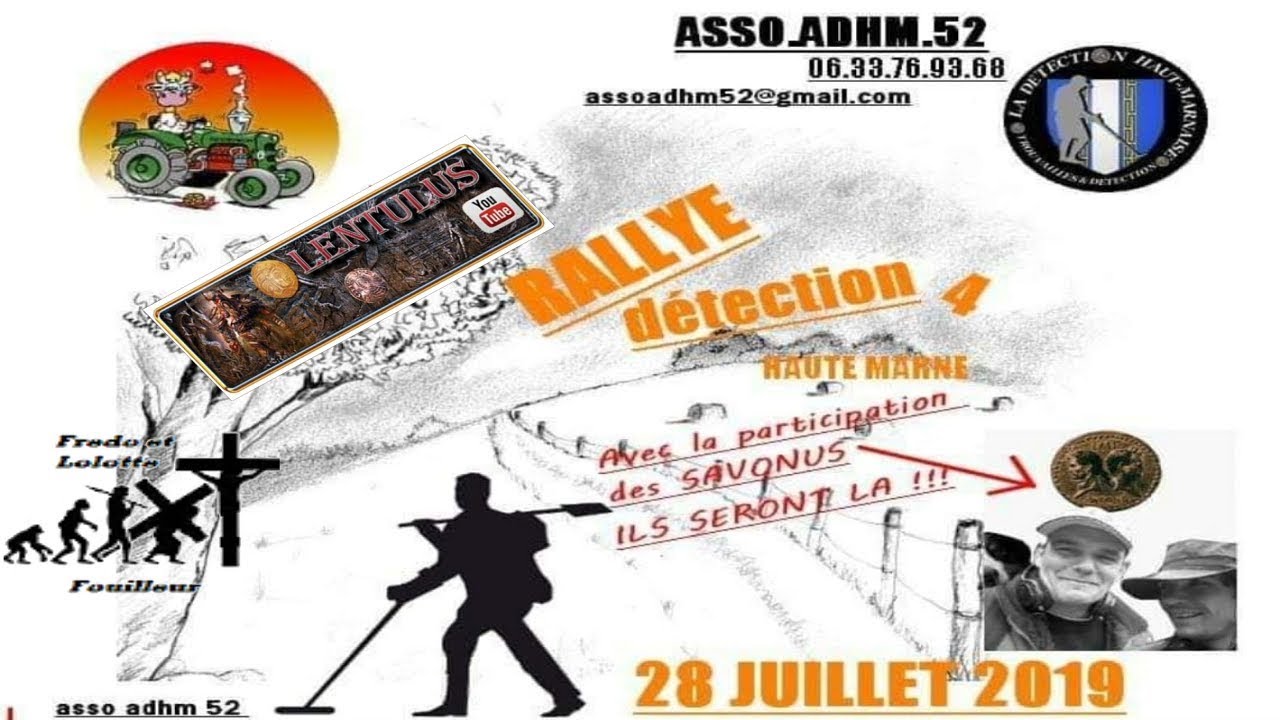 détection de loisir/détecteur de métaux - RALLYE DÉTECTION HAUTE MARNE