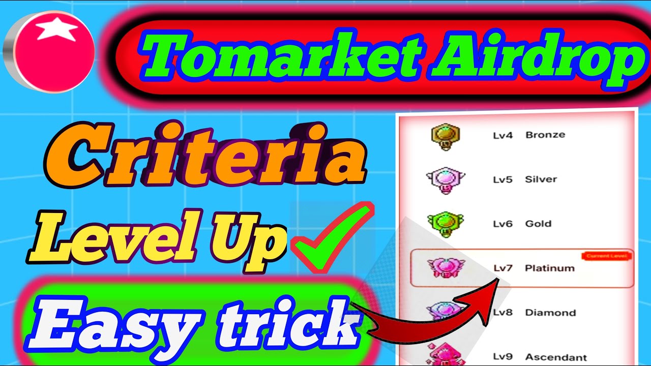 Tomarket easy level up trick|tomarket criteria Air drop|tomarket level up trick|tomarket New update