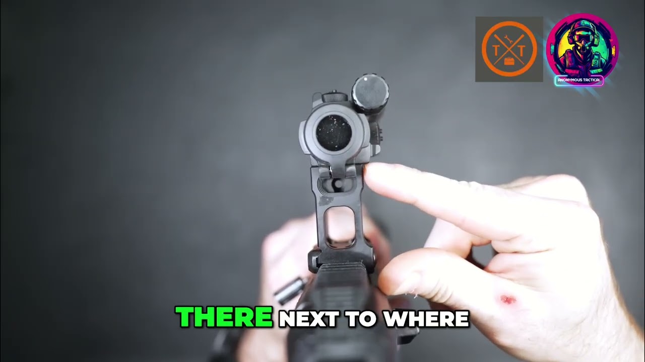 Aimpoint Comp M5: Red Dot Sight with Integrated Rear Sight! #shorts