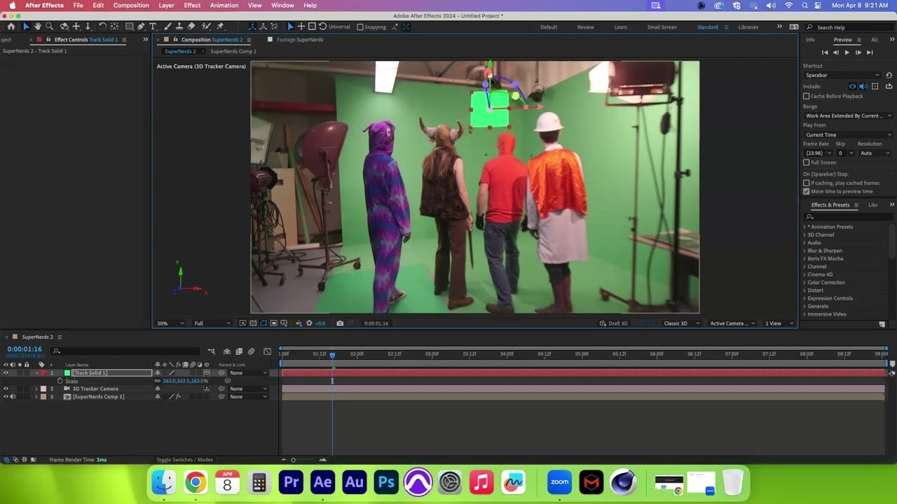 Adobe After Effects Lesson 21_Compositing and Keying