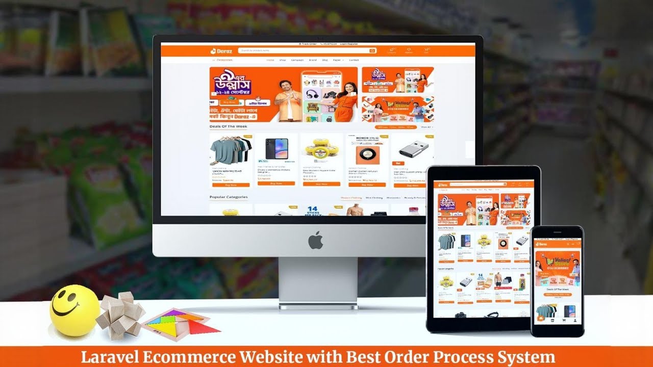 Laravel দিয়ে Ecommerce Website Setup | Full Tutorial Bangla