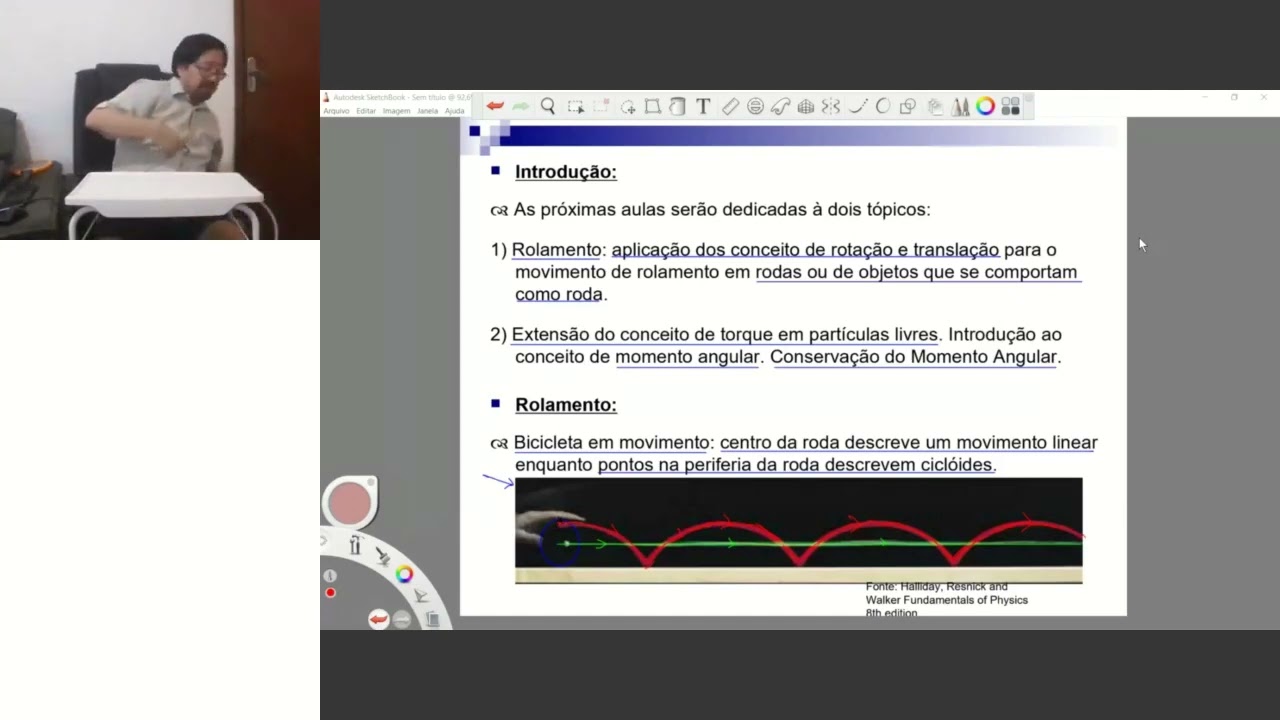 Física Básica 1: Rolamento, Torque e Momento Angular - Parte 1