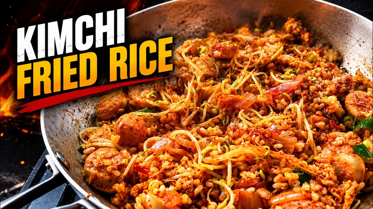 중독성 강한 맛! 한 입만 먹어도 멈출 수 없어!! Kimchi Fried Rice!