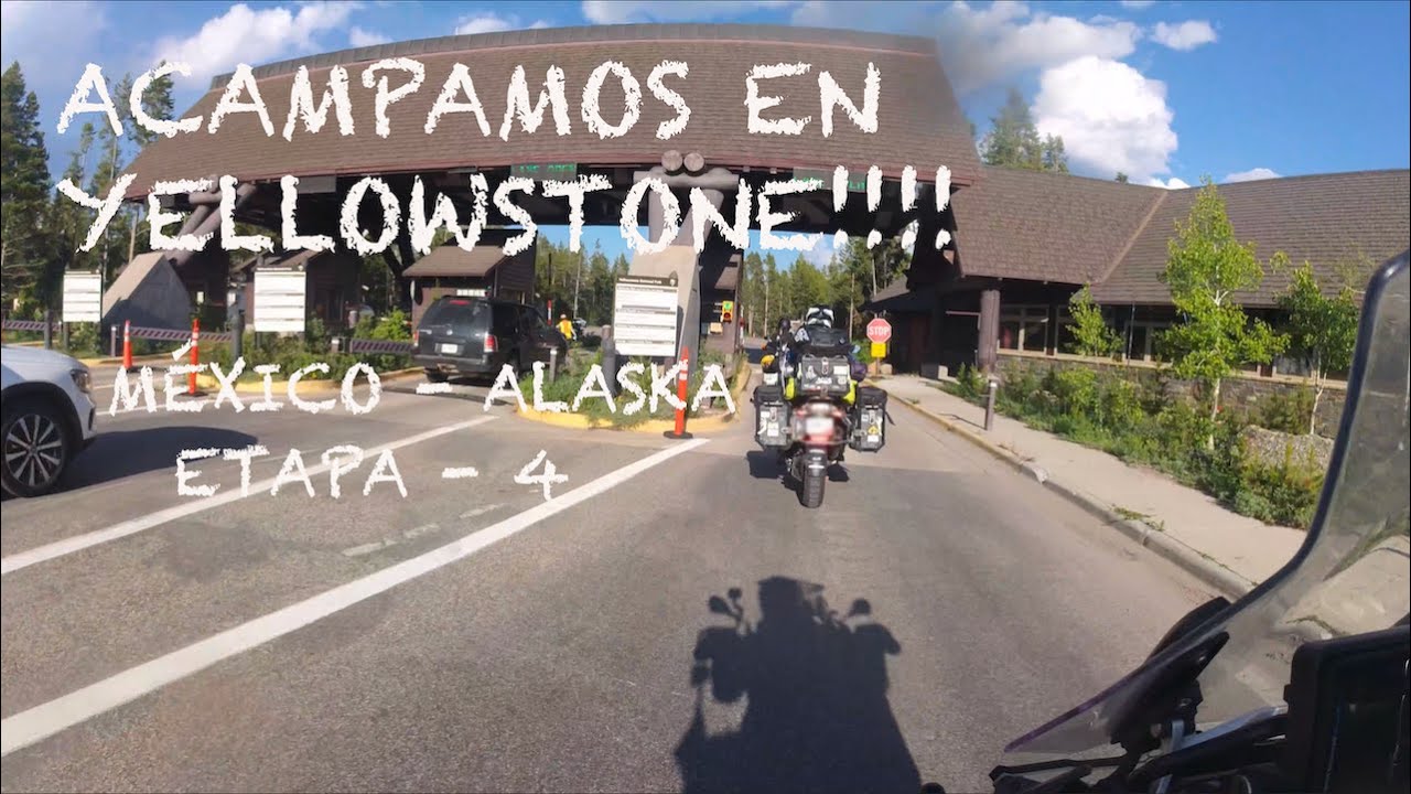 Acampamos en Yellowstone!!!! México - Alaska ( Etapa 4 )