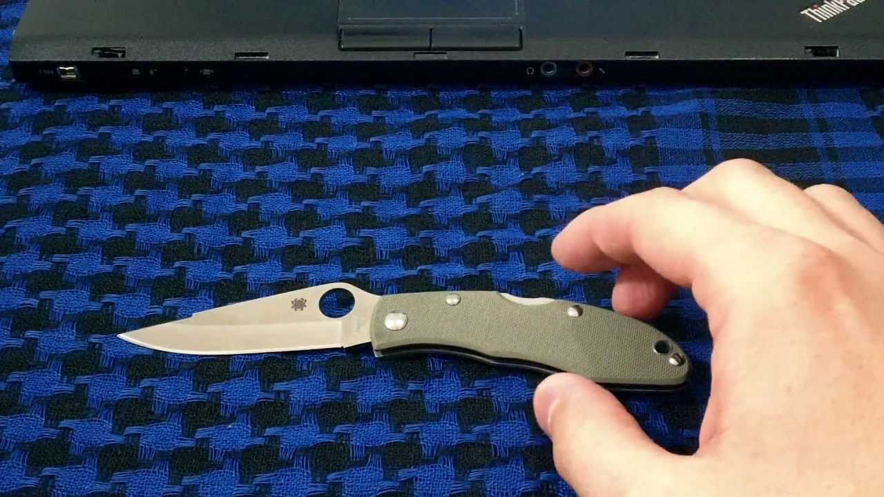 Мысли о ноже: Spyderco Rookie
