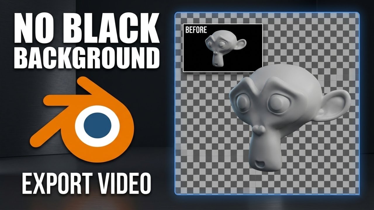 Рендеринг прозрачных анимаций в Blender как профессионал.