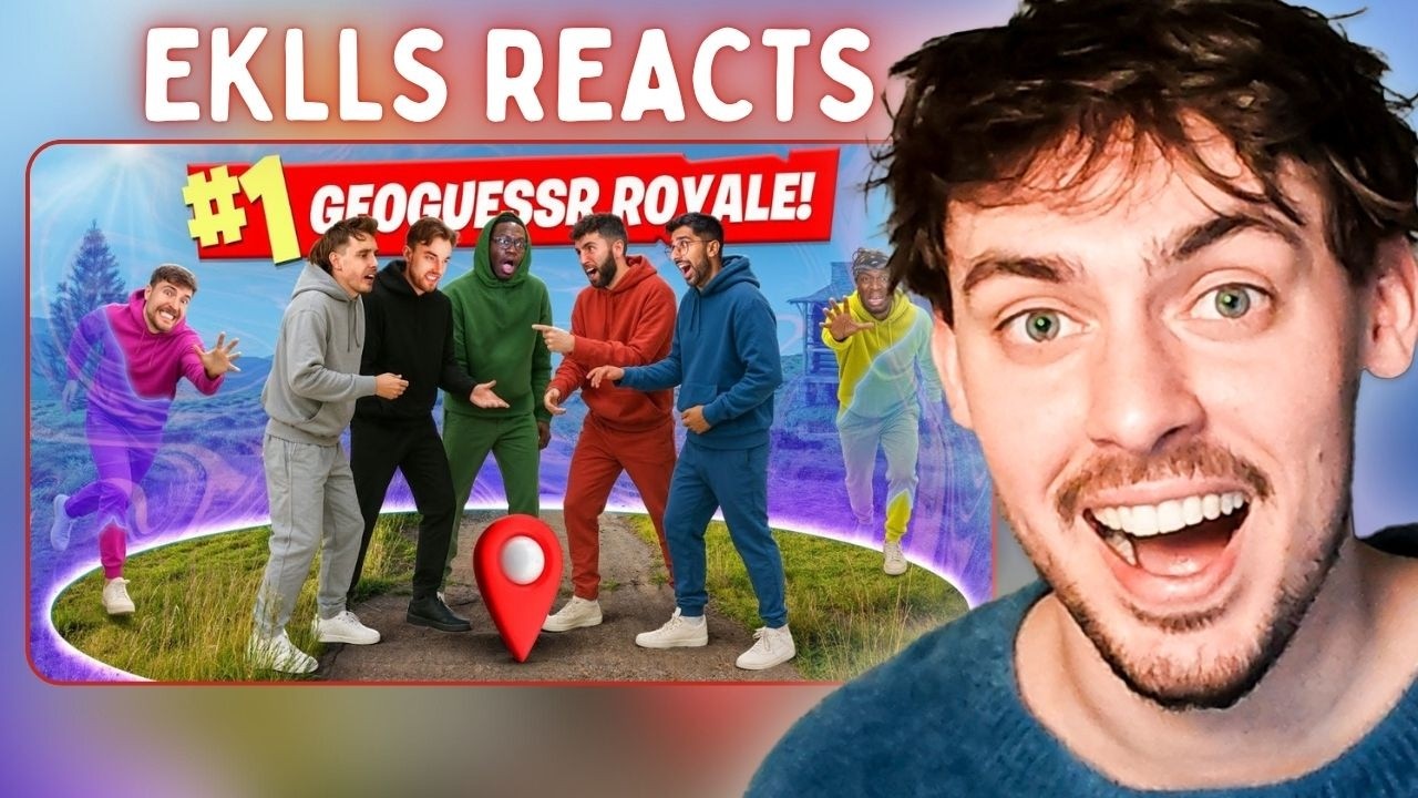 YOUTUBER GEOGUESSR ROYALE (Reaction)