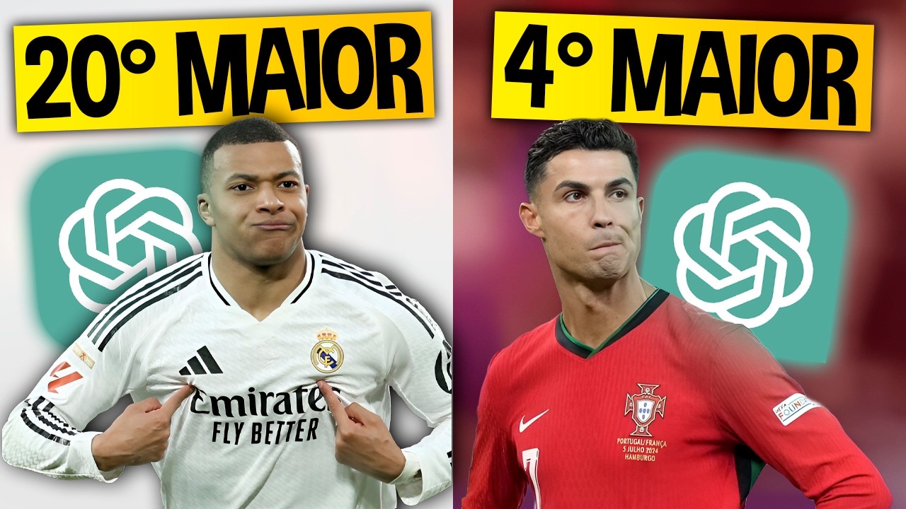 Os 20 MELHORES Jogadores, mas DECIDIDO por IA