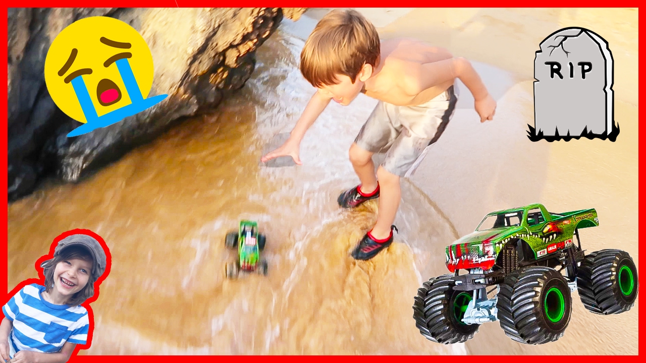 😭Monster Truck Lost at Sea Again!🌊