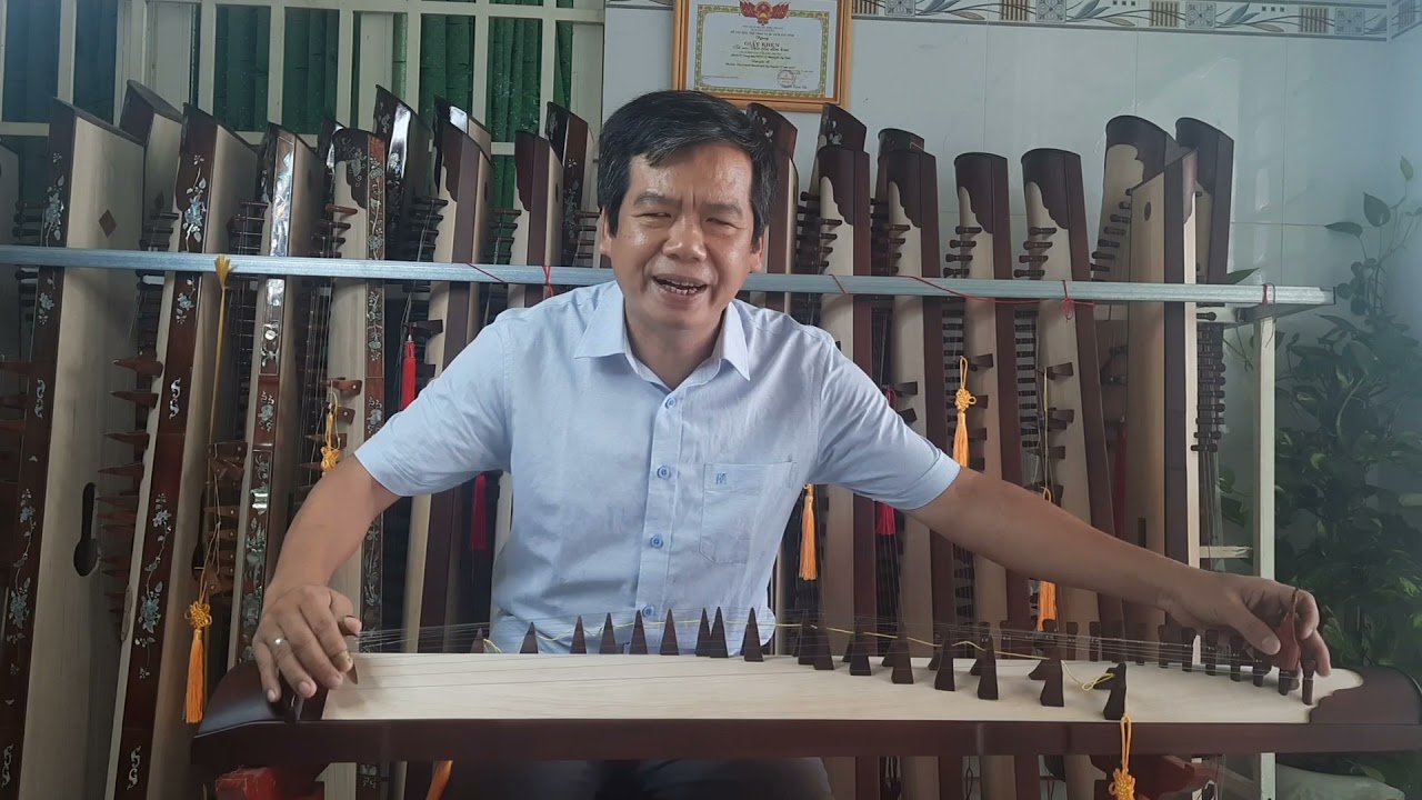 Cách lên dây Đàn tranh:  dây Bắc và dây Nam | #huuductayninh |