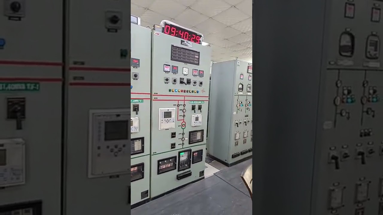132/33kv substation  control room