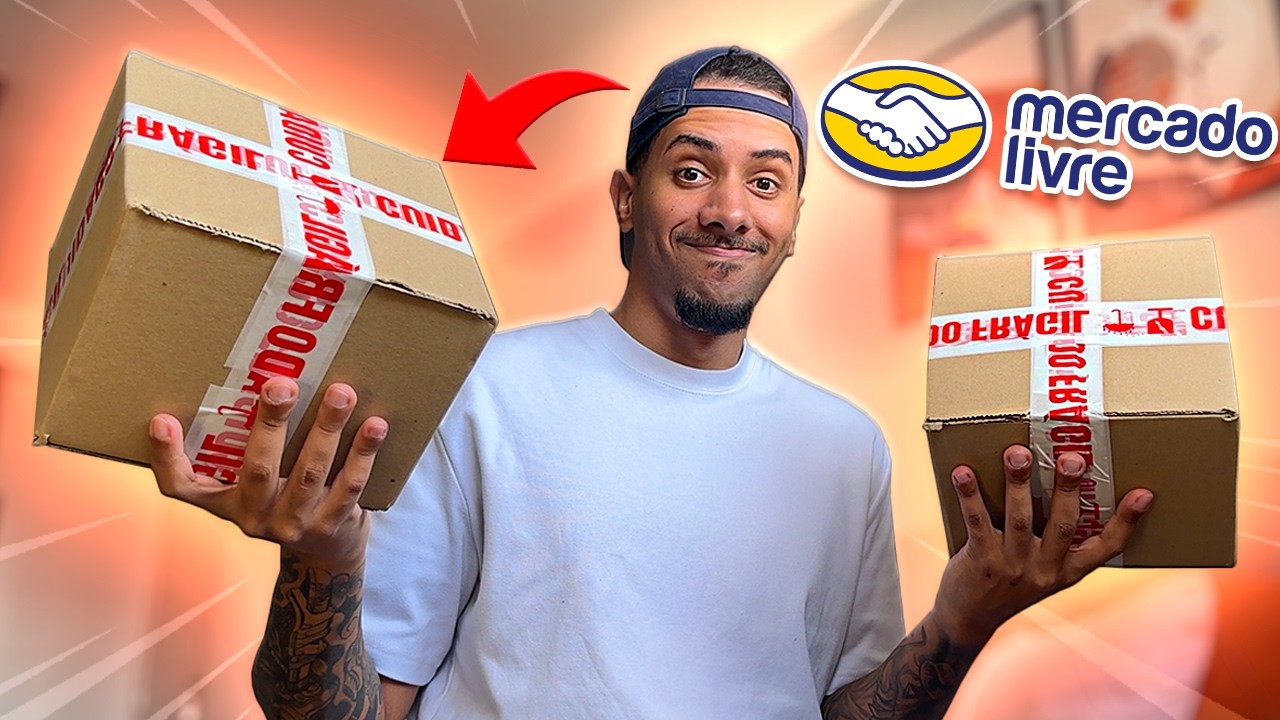 Comprei a Caixa Surpresa MAIS VENDIDA do MERCADO LIVRE e Me Surpreendi!