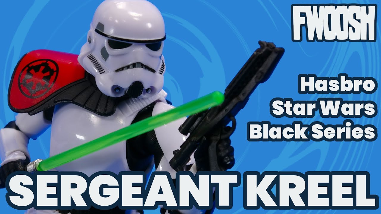 Star Wars Black Series Sergeant Kreel Task Force 99 SCAR Squadron Action Figure Review