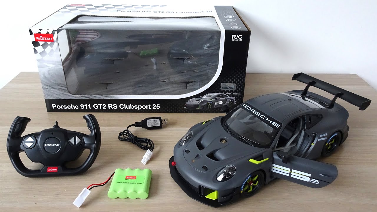 Rastar Porsche 911 GT2 RS Clubsport 25 Manthey-Racing 1:14 Scale RC Car - Unboxing, Review & Testing