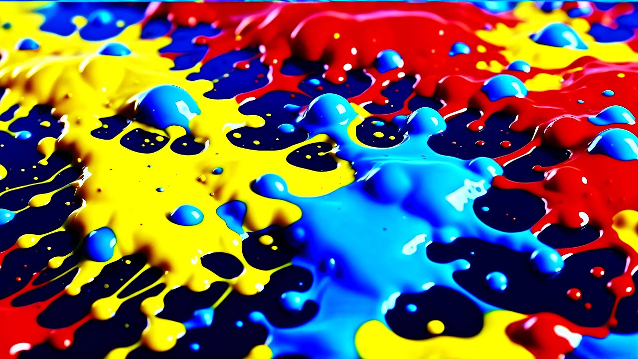 Liquid Paint Minimalism Screensaver • One Background to Rule Them All
