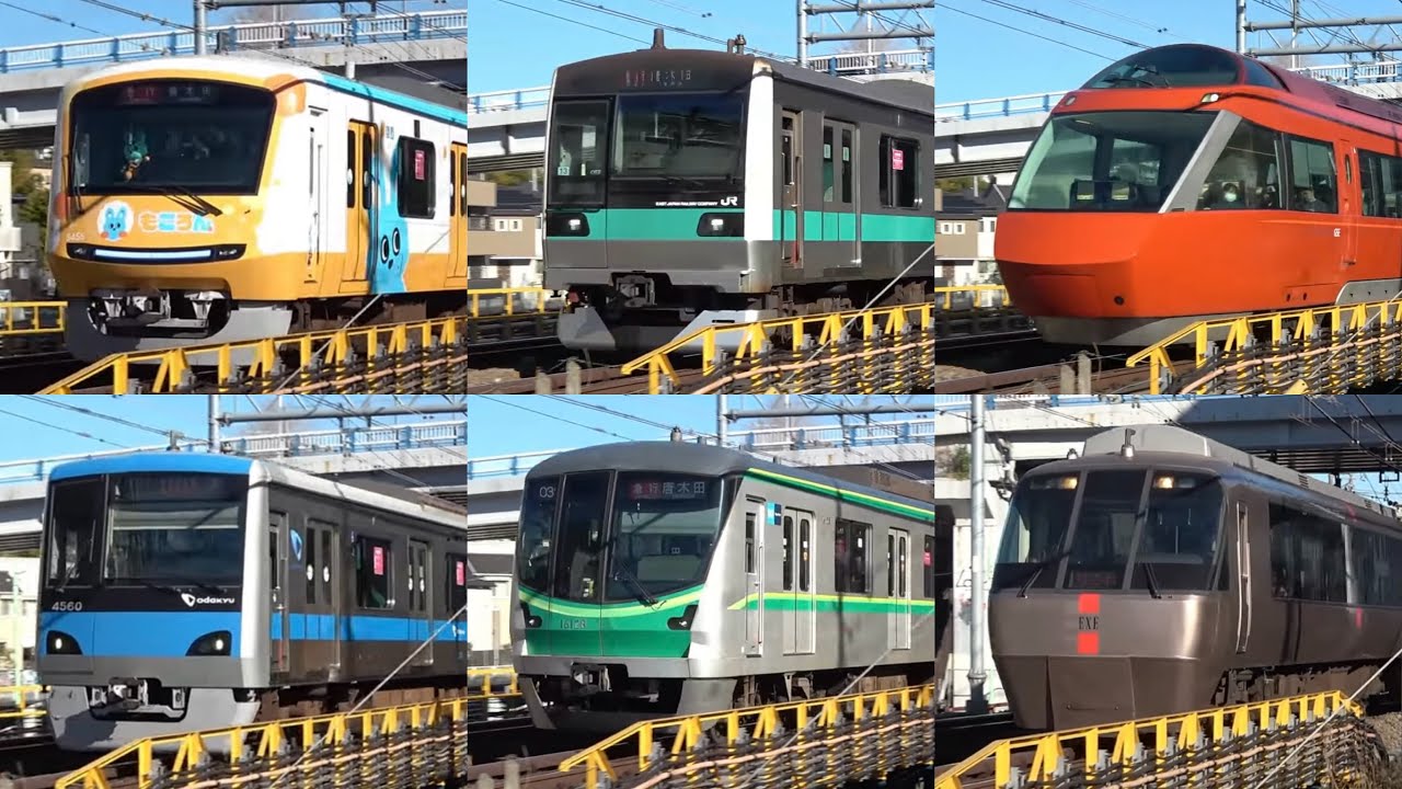 【千代田線直通も飛ばす！】小田急小田原線 速度付き高速通過集