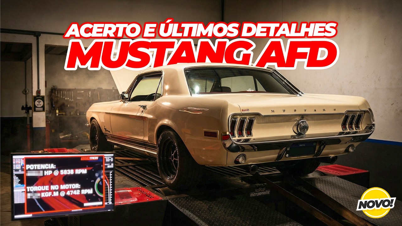 Mustang AFD MHP feito em 25 dias para a Caravana 2026!