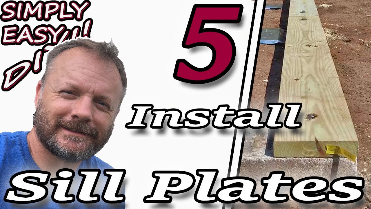 Install Sill Plates On Pier Foundation