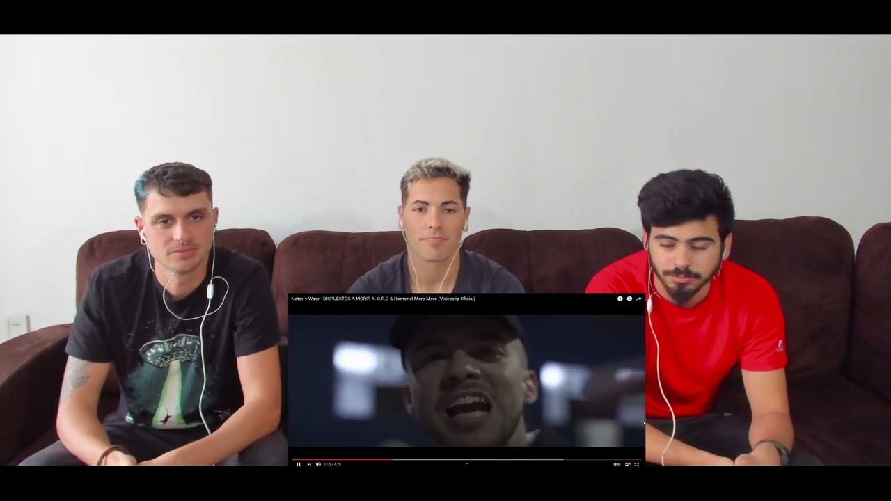 REACCION a Natos y Waor - DISPUESTOS A MORIR ft. C.R.O & Homer el Mero Mero (Videoclip Oficial)