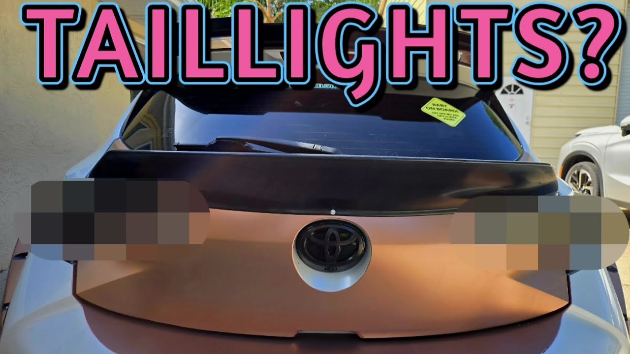 Sequential TAILLIGHTS Install on my WIDEBODY Corolla Hatchback!