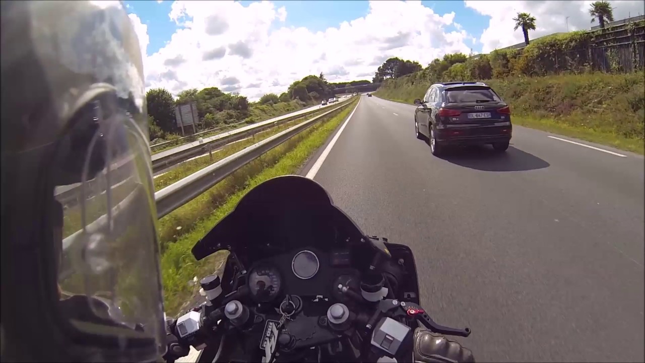 Fz 750 akrapovic replica exhaust Sound and ride