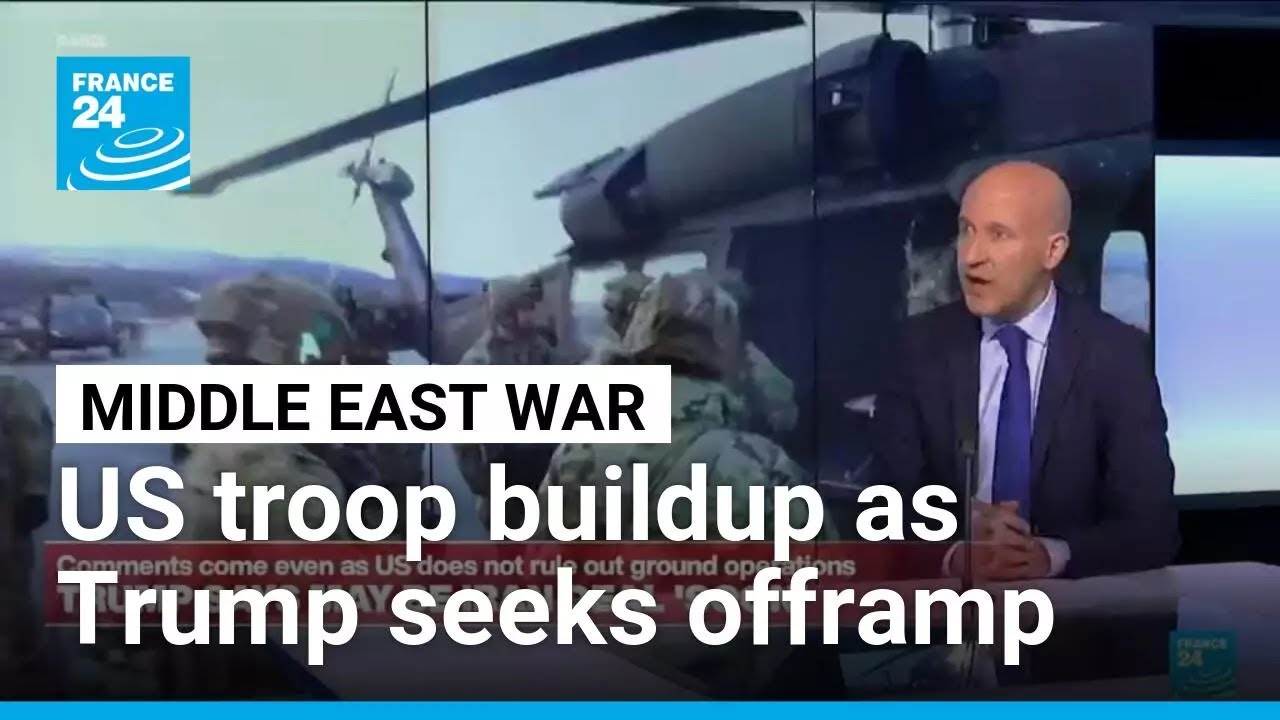 US military building up in the Middle East as Trump looks for offramp in Iran &bull; FRANCE 24 English