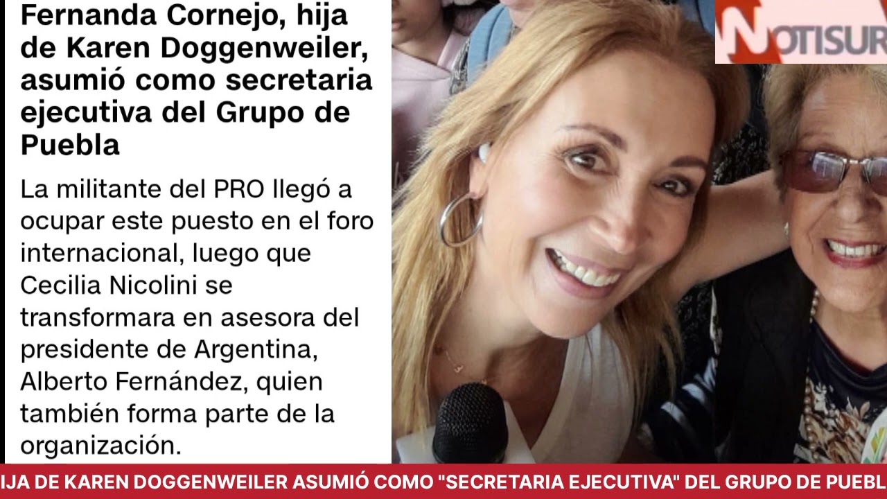 Hija de Karen Doggenweiler asumi&oacute; como 