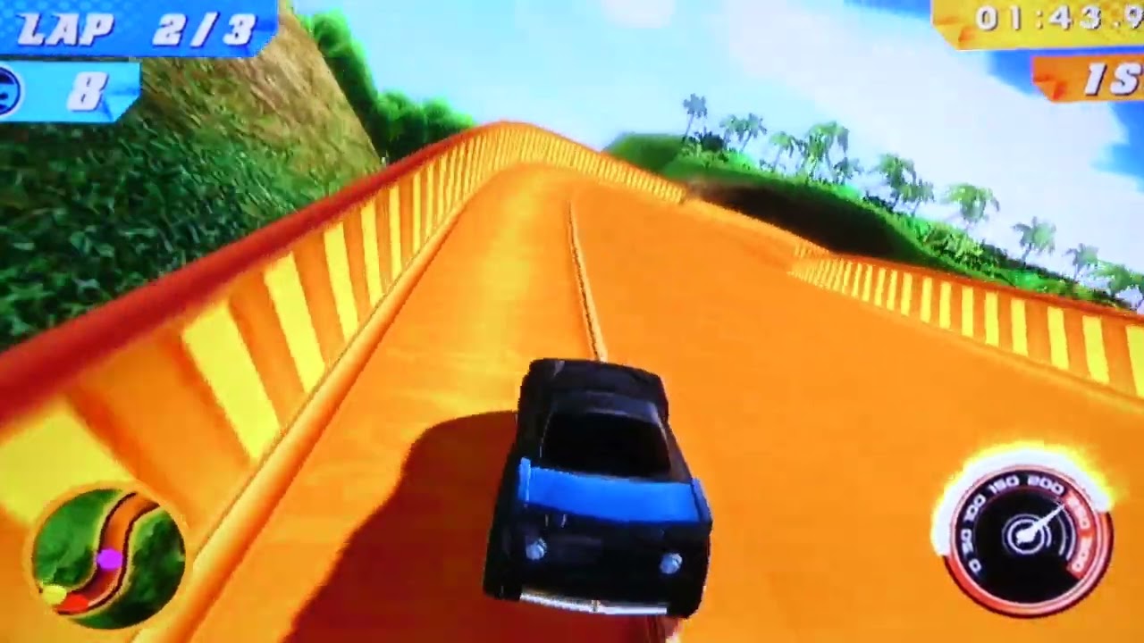 Hot Wheels Track Attack (Wii) Canopy Race