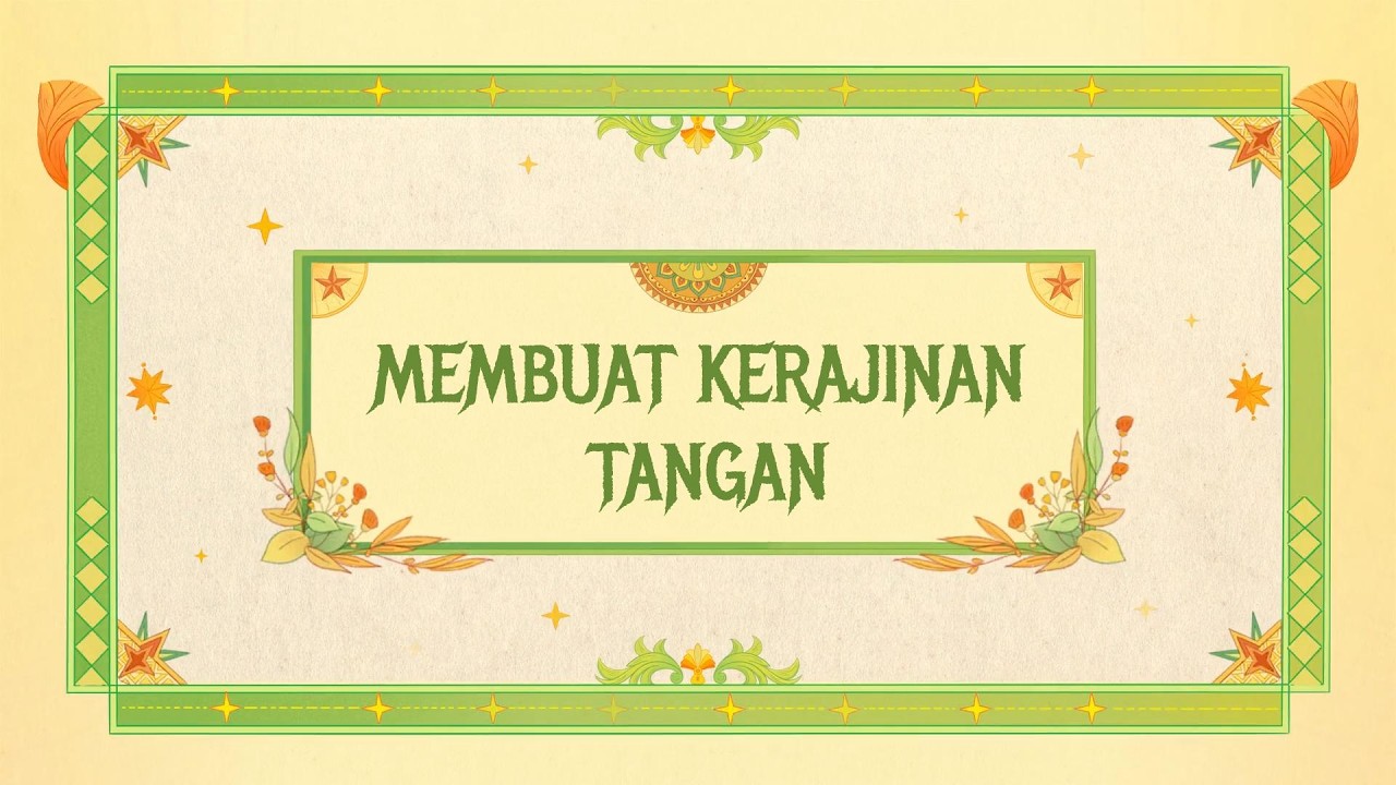 Vlog Membuat Kerajinan Tangan