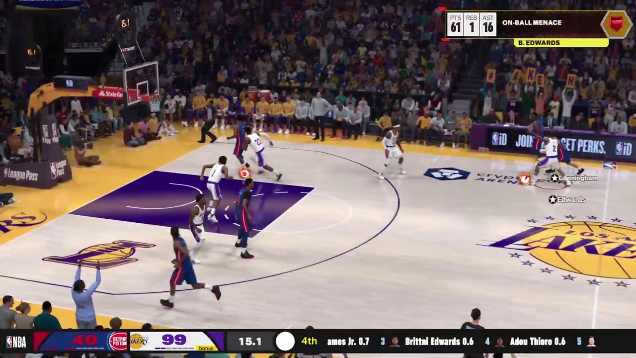 Streaming NBA2k26 mynba/mycareer ep 37 staying in my own lane playing with player lock