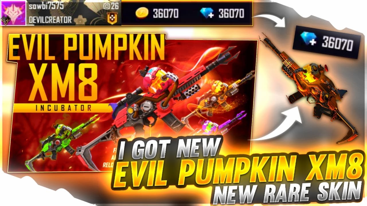 I GOT NEW INCUBATOR 😯XM8 SKIN,OMG FREE FIRE की सबसे खतरनाक SKIN IN GARENA FREE FIRE
