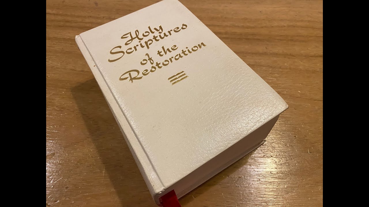 The Holy Scriptures of the Restoration (an RLDS combined set of scriptures with Book of Mormon 1978)