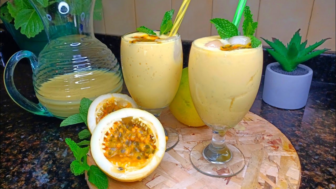SORBETE DE MARACUYÁ 🍹 DELICIOSO, FÁCIL Y  CON POCOS INGREDIENTES