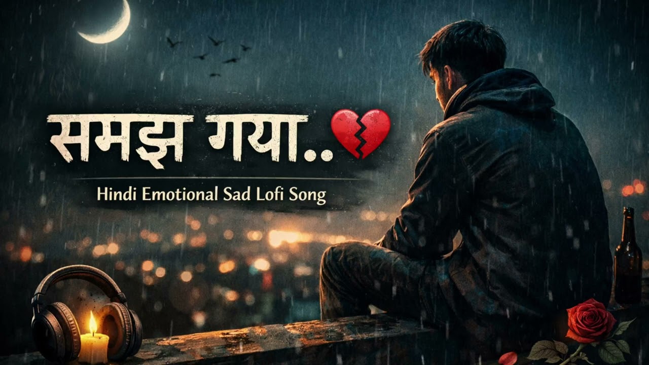समझ गया.. 💔 | Hindi Emotional Sad Lofi Song | Alone Feelings #lofi #sad #alone  #viral 