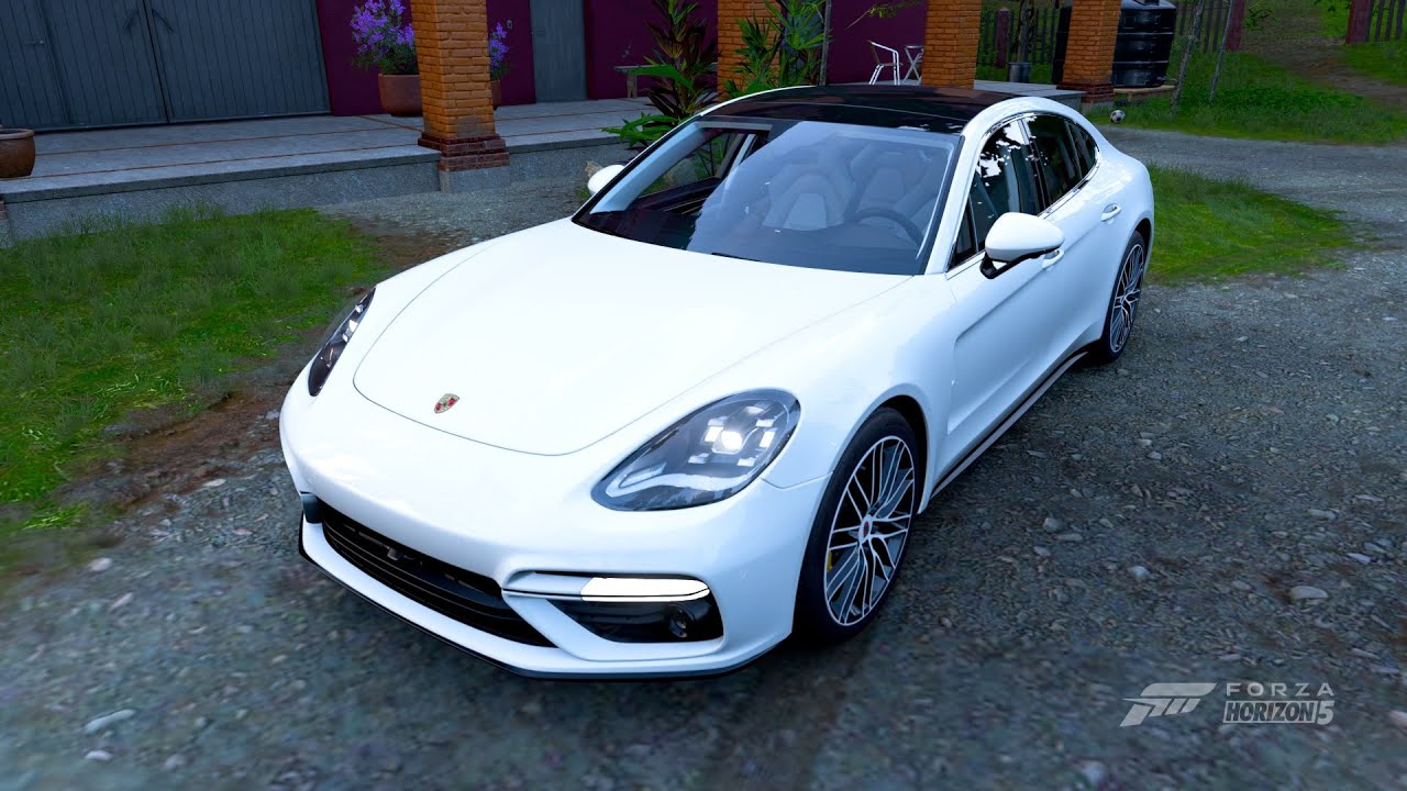Porsche Panamera Turbo 2017-Forza Horizon 5 | Logitech G923 Steering Wheel