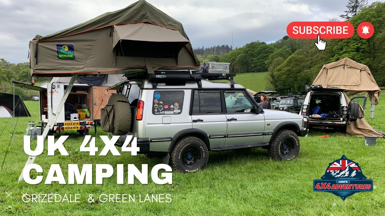 UK4X4 Grizedale camp | The Fox | Parkamoor | Greenlaning | Discovery TD5