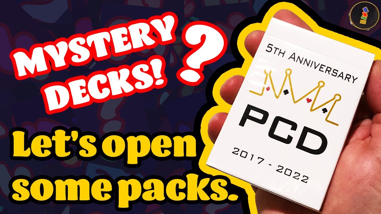 MYSTERY DECKS & PCD's Limited 5th Anniversary Franken Deck! PlayingCardDecks.com Decks Opening!
