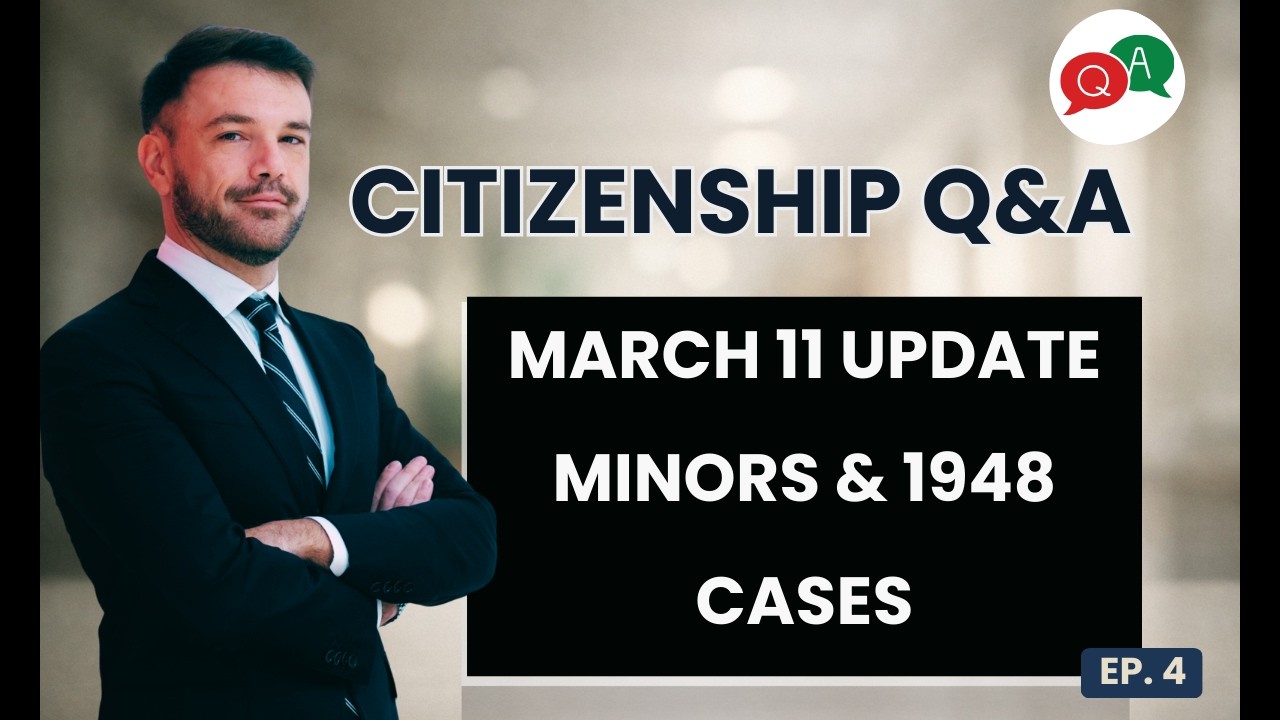 Italian Citizenship 2026 Update: Constitutional Court March 11 + Minor Children, 1948 Cases etc...