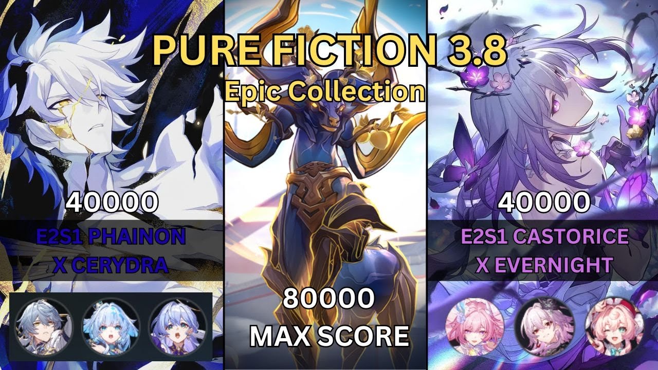 Pure Fiction 4 | E2S1 Phainon Sustainless x E2S1 Castorice Mono Remembrance | Honkai Star Rail 3.8