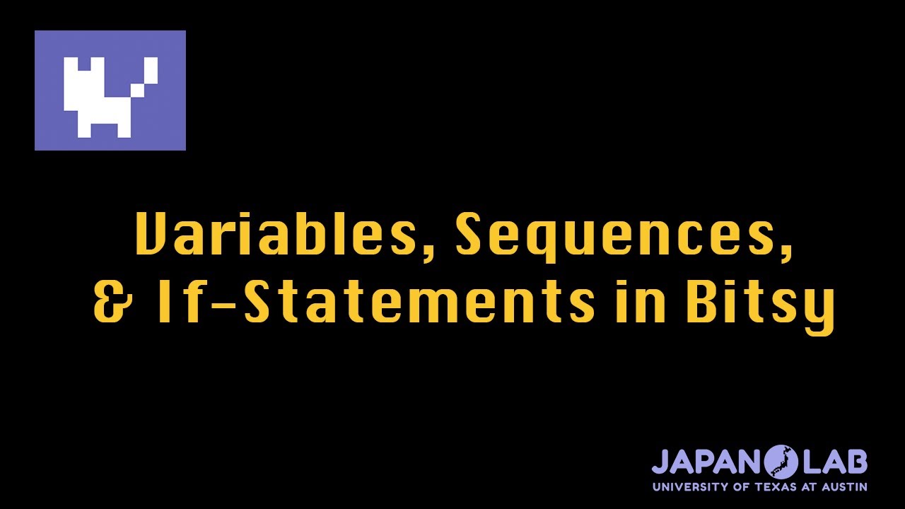 Variables, Conditions, and Sequences in Bitsy | Bitsy Tutorials