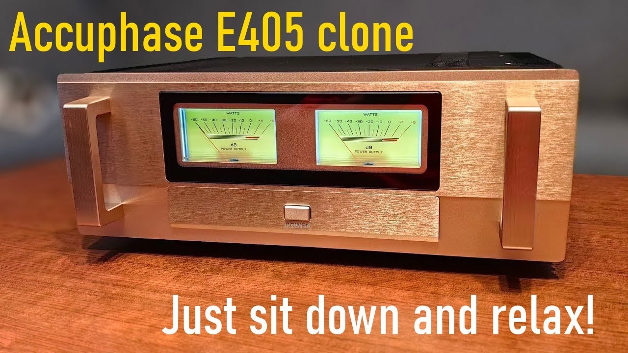 Is the Accuphase E405 Clone Amplifier Really Worth the Golden Price Tag?