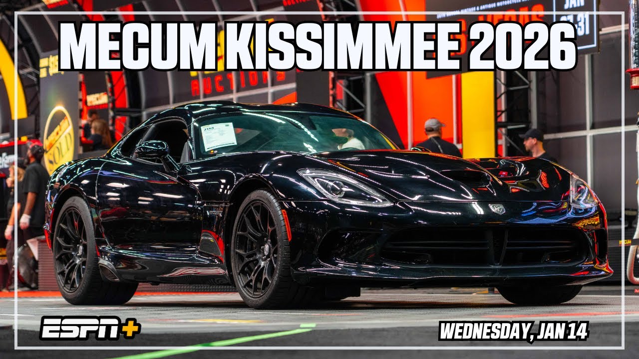 Mecum Kissimmee 2026 Full Broadcast: Wednesday, Jan. 14