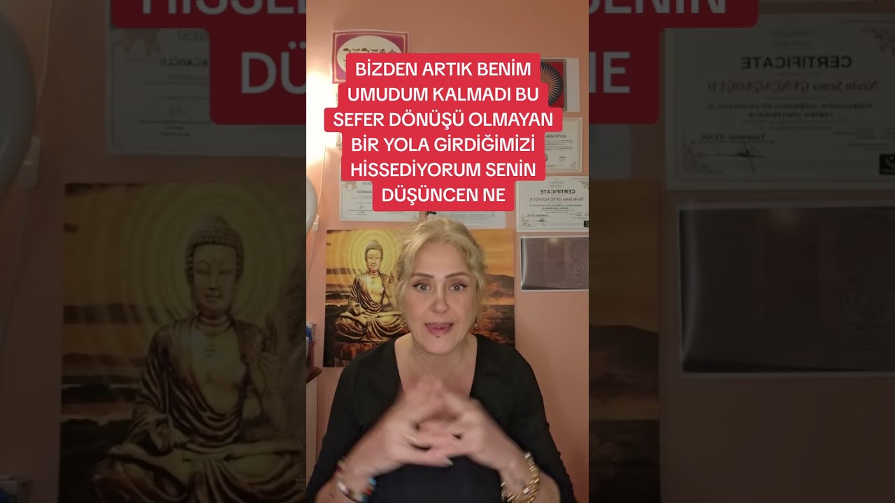 BİZDEN UMUDUM KALMADI BU SEFER DÖNÜŞÜ OLMAYAN BİR YOLA GİRDİĞİMİZİ HİSSEDİYORUM SENİN DÜŞÜNCEN NE