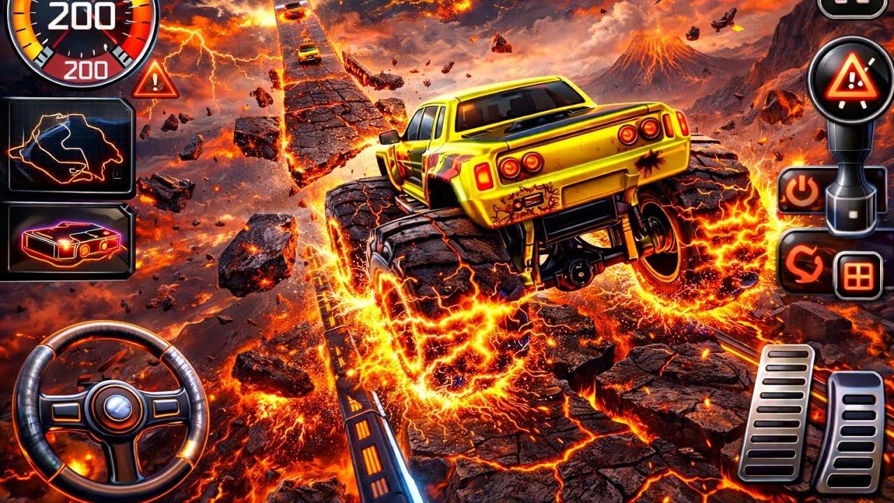 Monster Truck Stunt Racing on Mega Ramps | Extreme Jumps & Impossible Tracks | Android Gameplay #5
