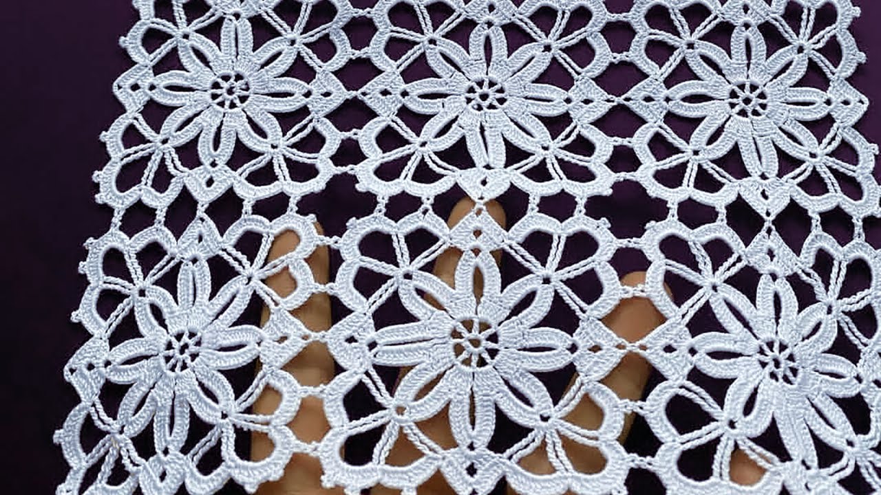 Super Amazing Flower Motif Crochet Pattern