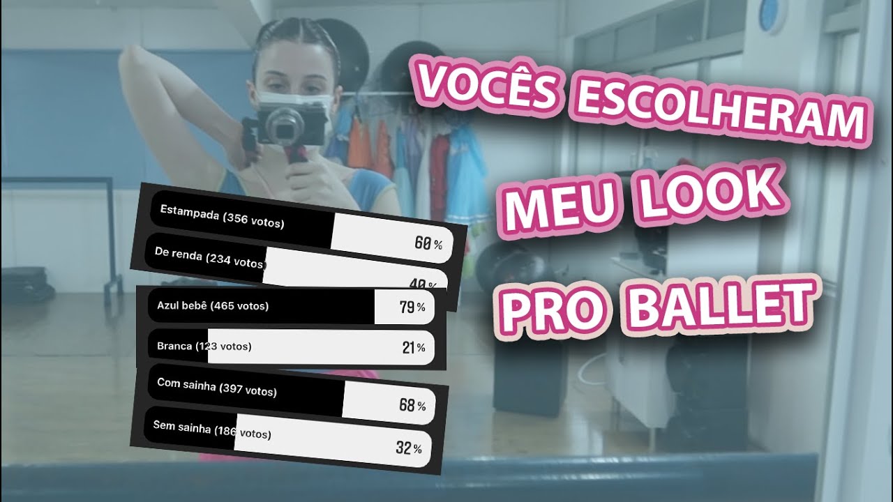 ARRUME-SE COMIGO PRO BALLET SEGUINDO ENQUETES - VOCÊS VOTARAM! | Lu Corti
