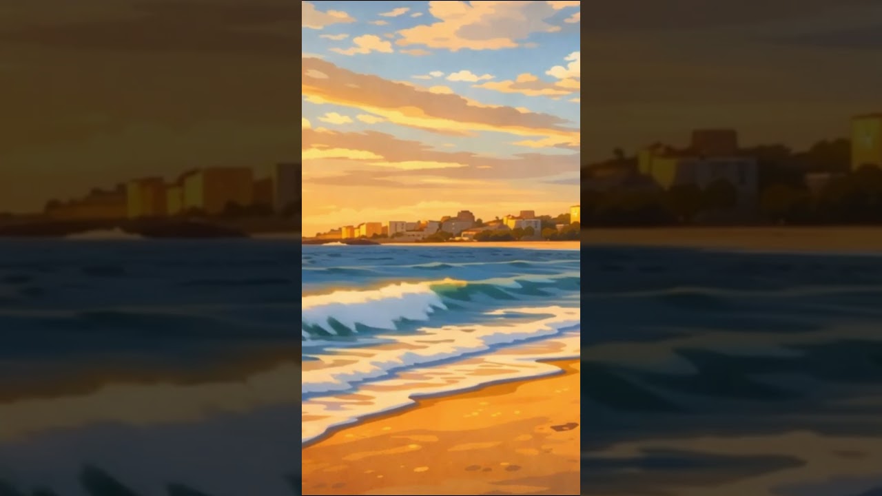 Let this sound calm your mind 🌊 Peaceful Ocean Waves 